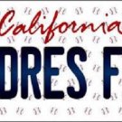 MLB San Diego Padres Fan License Plate State Background Metal Tag U.S.A. Auto