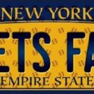 MLB New York Mets Fan License Plate Novelty Metal  State Background Seaver NY