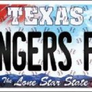 MLB Texas Rangers Fan License Plate State Background Metal Tag U.S.A. Beltran