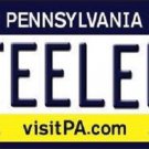 MLB Pittsburgh Steelers Novelty Metal License Plate State Background Car Truck