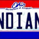MLB Cleveland Indians Novelty Metal License Plate State Background Car Auto