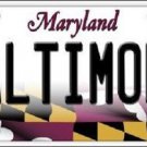 NFL Baltimore Ravens Novelty Metal License Plate State Background Car Truck USA