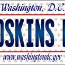 NFL Washington Redskins Fan License Plate Metal Novelty State Background Auto