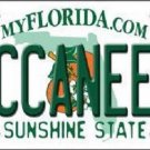 NFL Tampa Bay  Buccaneers  Novelty Metal License Plate State Background Car