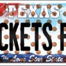 NBA Houston Rockets Fan License Plate State Background Metal Tag U.S.A. Auto