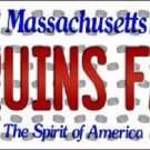 NHL Bruins Fan License Plate State Background Metal Tag  Boston Stanley Cup