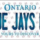 MLB Blue Jays Fan License Plate Novelty Metal State Background Toronto Auto