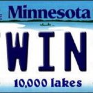 MLB Minnesota Twins Novelty Metal License Plate State Background Car Truck Auto