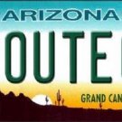 Route 66 Arizona License Plate Novelty Metal State Background  Auto Tag Sign New