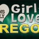 NFL This Girl Loves Her Ducks Tag  License Plate Metal Car Truck Oregon