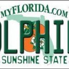 NFL Miami Dolphins  Novelty Metal License Plate State Background Car Truck
