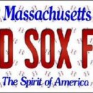 MLB Boston Red Sox Fan License Plate Novelty Metal  State Background Betts BOS