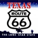 Route 66 Texas License Plate Novelty Metal State Background  Auto Tag Sign New