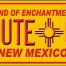 Route 66 New Mexico License Plate Novelty Metal State Background Auto Tag Sign