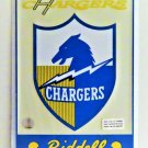 NFL San Diego Chargers Retro Tin Sign Man Cave Wall Bar Decor  17.5" H x 11.5" W
