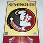NCAA Florida State Seminoles Retro Tin Sign Wall Bar Decor 17.5" H x 11.5" W FSU