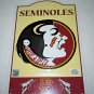 NCAA Florida State Seminoles Retro Tin Sign Wall Bar Decor 17.5" H x 11.5" W FSU