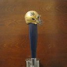 NCAA Notre Dame Fighting Irish Beer Tap Handle  Football Kegerator Navy Wood ND