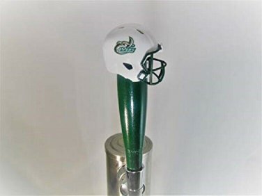 NCAA UNC Charlotte 49ers Tap Handle Football Beer Kegerator Green Wood Logo