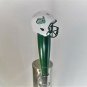 NCAA UNC Charlotte 49ers Tap Handle Football Beer Kegerator Green Wood Logo