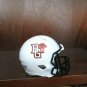 NCAA Bowling Green Falcons Custom Pocket Pro Helmet White Logo Riddell MAC