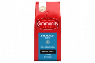 Community Coffee Ground Coffee Breakfast Blend Medium Roast 12 Oz