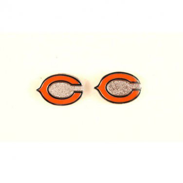 NFL Chicago Bears Stud Post Earrings  Teams Official Licensed - Aminco Team