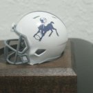 NFL Baltimore Colts Throwback Custom Helmet Pocket Pro White Retro Johnny "U"