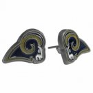 NFL Los Angeles Rams Stud Post Earrings  Teams Official Licensed  Aminco Team
