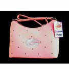 NCAA Pink Georgia Bulldogs Mini Saddle Ladies Women's Fashion Purse Handbag
