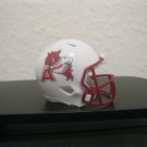NCAA Arkansas Razorbacks White Custom Speed Pocket Pro Helmet Throwback Logo