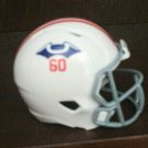 NFL Patriots Custom Helmet Speed Pocket Pro Throwback Logo Retro New England