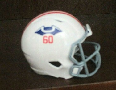 NFL Patriots Custom Helmet Speed Pocket Pro Throwback Logo Retro New England