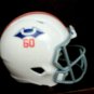 NFL Patriots Custom Helmet Speed Pocket Pro Throwback Logo Retro New England