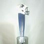 NCAA Akron Zips Tap Handle Kegerator Football Beer Keg Navy Wood MAC Mancave New