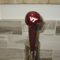 NCAA Virginia Tech Hokies Beer Tap Handle Football Kegerator  Brown Wood