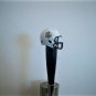 NCAA Navy Midshipman Beer Tap Handle Football Kegerator White Military Wood New