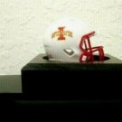 NCAA Iowa State Custom Pocket Pro Helmet Cyclones CY White Logo Riddell
