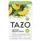 Tazo Tea Organic Peachy Green Tea, 20 bags Exp 10/28/2021 Box Quick Shipping!
