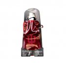 NCAA Indiana Hoosiers 16 Oz.  Fold-able Screw Top Water Bottle with Carabiner