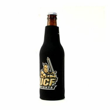 Central Florida Bottle Suit Holder Coozie Koozie Cold Neoprene NCAA Knight Black