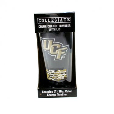 NCAA UCF Knights Color Change Tumbler College Team Glass Plastic Cup Central FL