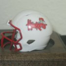 NCAA Nebraska Mascot Helmet Custom Pocket Pro  Logo White Big 10 Red
