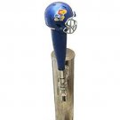 NCAA Kansas Jayhawks Tap Handle NCAA Football Beer Keg Blue Wood