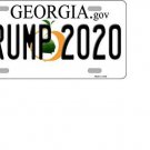 Trump 2020 License Plate Georgia State Background Metal Tag Sign Bar