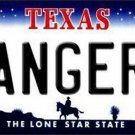 MLB Texas Rangers License Plate Metal Texas State Background Car Truck New