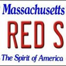 MLB Go Red Sox  Metal License Plate State Background Auto Novelty Fenway