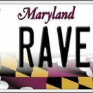 NFL Go Ravens  Novelty Metal License Plate Maryland State Background Car Truck