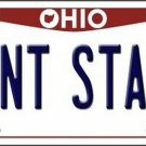 NCAA Kent State Golden Flashes License Plate State Background Metal Tag Ohio