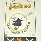MLB San Diego Padres Retro Tin Sign Man Cave Wall Bar Décor 17.5" H x 11.5" W